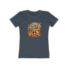 Load image into Gallery viewer, Women's Tee: Give Peace a Chance