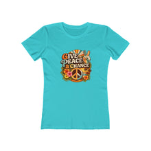 Load image into Gallery viewer, Women's Tee: Give Peace a Chance
