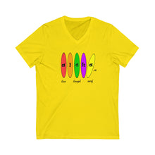 Load image into Gallery viewer, Unisex V-Neck Tee: Aloha Boards