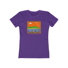 Load image into Gallery viewer, Women's Tee: Diamond Head Ocean Life