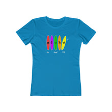 Load image into Gallery viewer, Women's Tee: Aloha Boards
