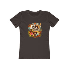 Load image into Gallery viewer, Women's Tee: Give Peace a Chance
