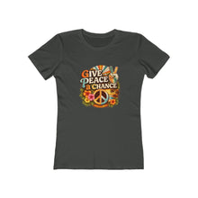Load image into Gallery viewer, Women's Tee: Give Peace a Chance

