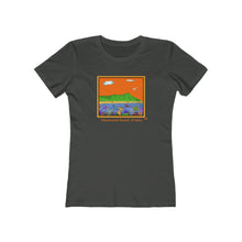 Load image into Gallery viewer, Women's Tee: Diamond Head Ocean Life
