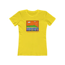 Load image into Gallery viewer, Women's Tee: Diamond Head Ocean Life
