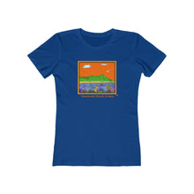 Load image into Gallery viewer, Women's Tee: Diamond Head Ocean Life
