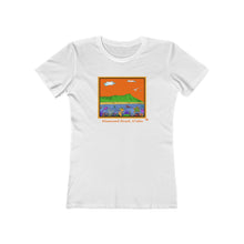 Load image into Gallery viewer, Women's Tee: Diamond Head Ocean Life
