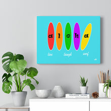 Load image into Gallery viewer, Aloha Boards on Canvas - 3 sizes
