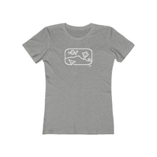 Load image into Gallery viewer, Women's Tee: Diamond Head Dancing Whale
