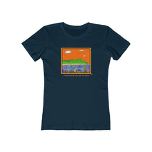 Load image into Gallery viewer, Women's Tee: Diamond Head Ocean Life
