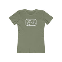 Load image into Gallery viewer, Women's Tee: Diamond Head Dancing Whale
