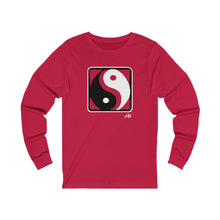 Load image into Gallery viewer, Unisex Long Sleeve Tee: Yin Yang_Front Print
