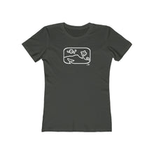 Load image into Gallery viewer, Women's Tee: Diamond Head Dancing Whale
