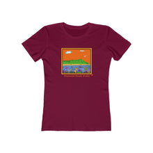 Load image into Gallery viewer, Women's Tee: Diamond Head Ocean Life

