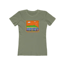 Load image into Gallery viewer, Women's Tee: Diamond Head Ocean Life
