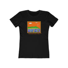 Load image into Gallery viewer, Women's Tee: Diamond Head Ocean Life
