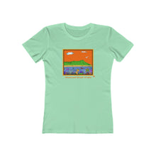 Load image into Gallery viewer, Women's Tee: Diamond Head Ocean Life
