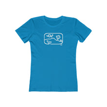 Load image into Gallery viewer, Women's Tee: Diamond Head Dancing Whale
